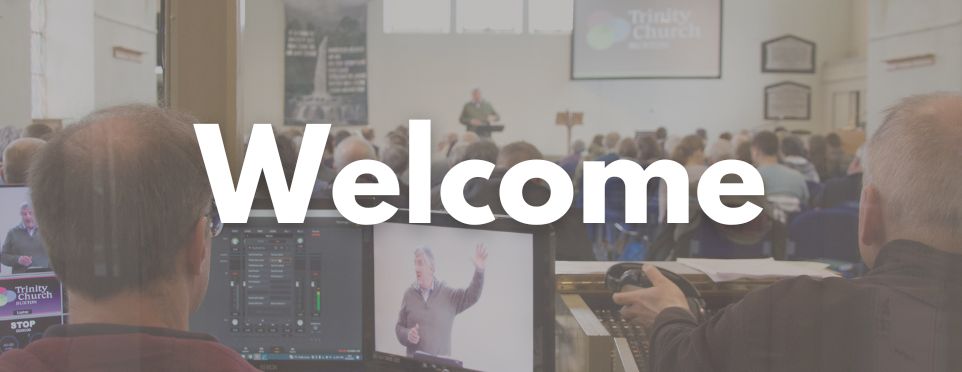 New to church website header (